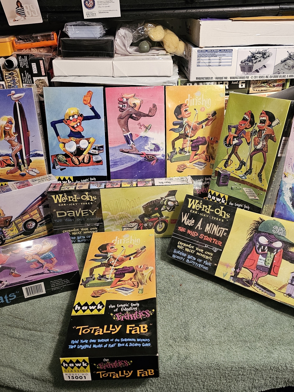 Hawk Model Co. Frantics 'Weird-Ohs' Boxed Set- Black & Purple & Various Colors - Picture 2 of 3